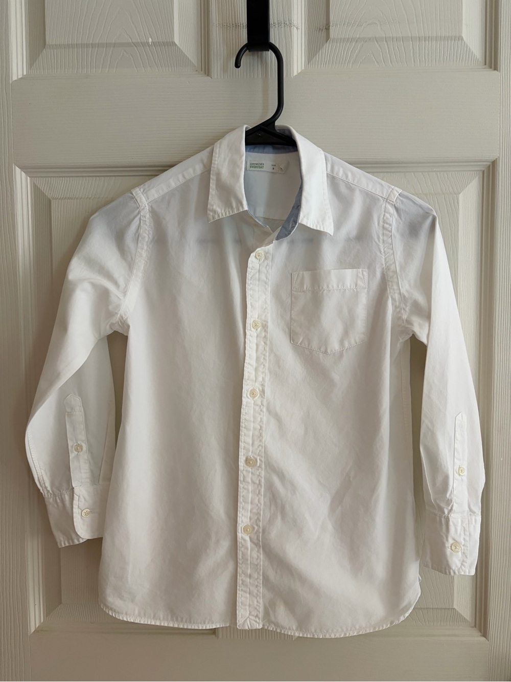 NWOT Boys Crewcuts White Long-Sleeve Button-Up Shirt